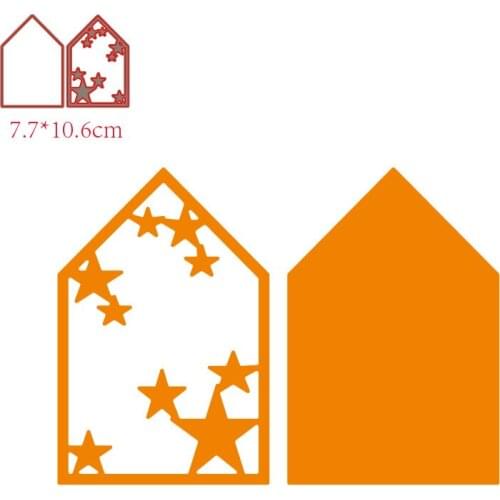 MISS VINTAGE 2021 New Arrival Heart Tag Metal Cutting Dies Stencils for Scrapbooking/photo Album Decorative Embossing DIY Card