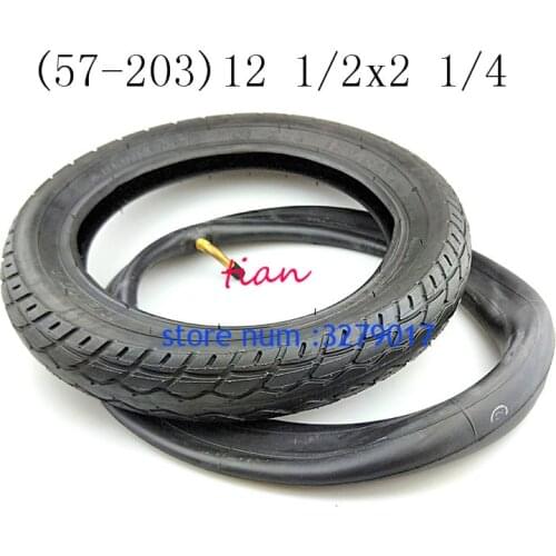 Lightning shipping Gas Electric Scooters 12 Inch tube Tire For ST1201 ST1202 e-Bike 12 1/2X2 1/4 ( 57-203 )