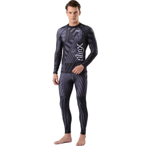 SLINX 0.5MM Lycra Men Wet Suit Anti UV Beachwear Diving Skin Seaside Clothing Jacket Elastic Surf Windsurf Swimwear Black