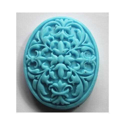 Handmade Soap Silicone Mold Animal Candle Molds Polymer Clay Chinese flower pattern