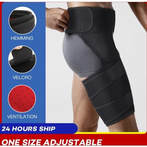 New Groin Support Wrap Hip Joint Support Waist Groin Sacrum Pain Relief Strain Arthritis Protector Hip Thigh Brace