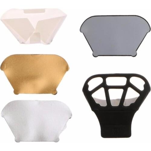 New Universal Speedlight Flash Diffuser/Softbox Honeycomb Grid&Tri-Color Reflector