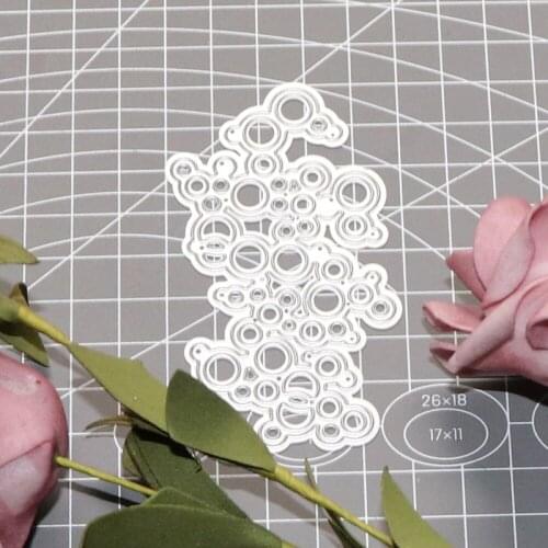 Bubble Circle Irregular Frame Craft Metal Cutting Dies Mold Punch Stencil for DIY Scrapbooking Paper Album Photo Cards Making