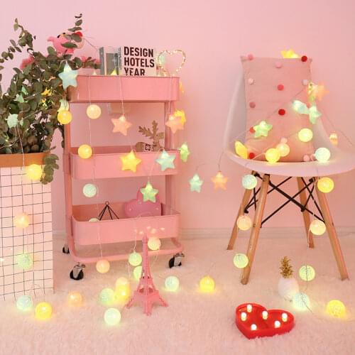 Star Ball Lights Small Lanterns Flashing Lights String Lights Girls Room Decoration Lights Christmas Tree Hanging Lights