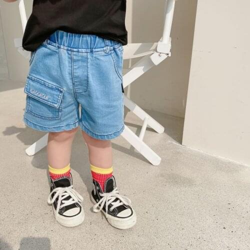 Loose Short Baby Spring Autumn Jeans Pants For Boys Children Kids Trousers Clothing High Quality Teenagers