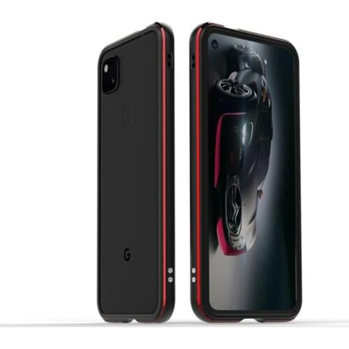 For Google Pixel 4a 4G 5G Aluminum metal bumper Frame Slim Case Cover Protector