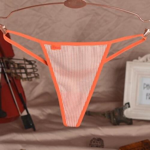 Ultra-Low-Waisted womens belt sexy thong panties small comfortable brief string