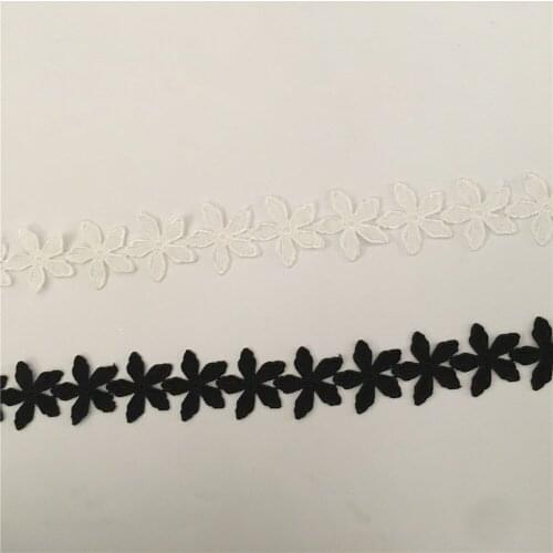 High Quality Polyester 1 Yard Sale lace Ribbon Lace DIY Embroidery Lace Decoration Sewing Lace Clothing Decals Accessories