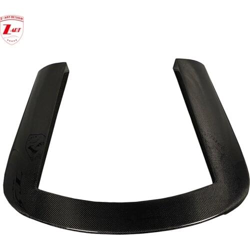 Z-ART R8S carbon fiber rear wing trim for Audi R8 2007-2015 carbon fiber rear window cover for R8 carbon fiber window spoiler