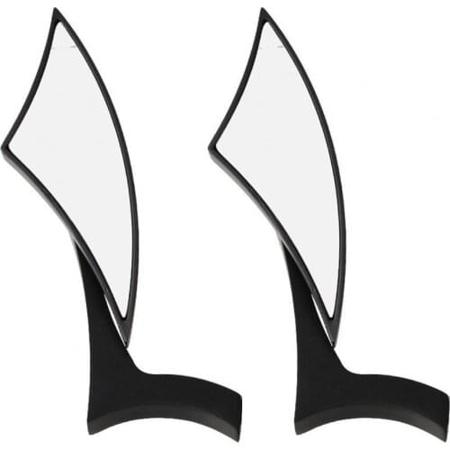 Rear View Mirror Triangular Adjustable Reflector Motorbike Left Right Side Glass for Dyna Travel Cruiser