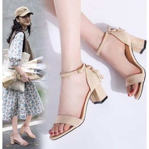 2021 Ankle Strap Women Sandals Summer Fashion Brand Thin High Heels Gladiator Sandal Shoes Narrow Band Party Dress Pump Shoes