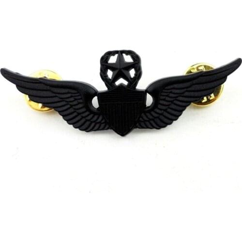 Cold War US Pilot Wings U.S. Army Master Aviator Badge Pin Metal BK