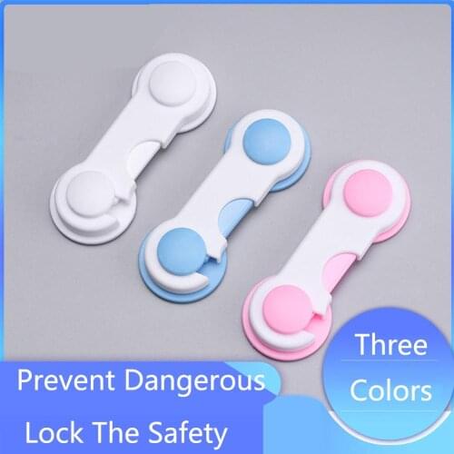 5Pcs/Set Baby Safety Protection Lock Kids Children Double Snap Safety Cabinet Drawer Locks 90 Degree Angle Baby Safety Locks