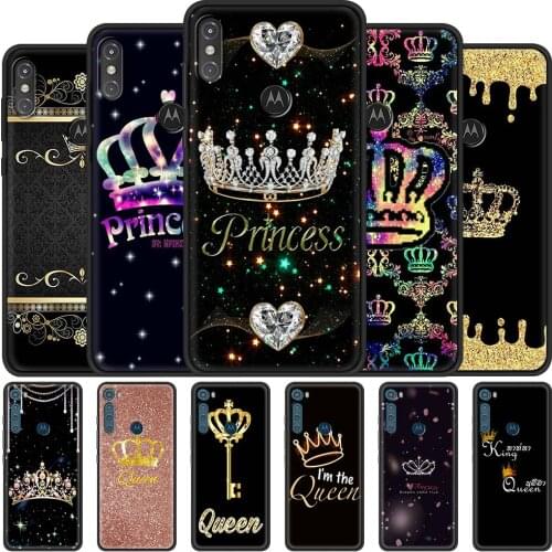 Case for Motorola Moto G9 Play One Fusion Plus G8 Power Lite Soft Shell Hype G Stylus E7 E6s Phone Cover Mom Queen Princess Capa