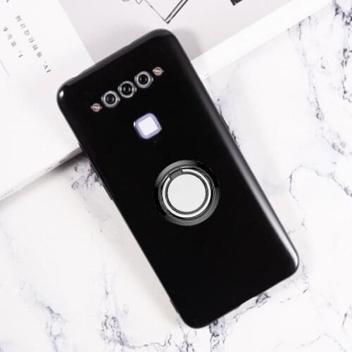 For TCL Plex T780H Back Ring Holder Bracket Phone Case Cover TPU Soft Silicone On TCLPlex