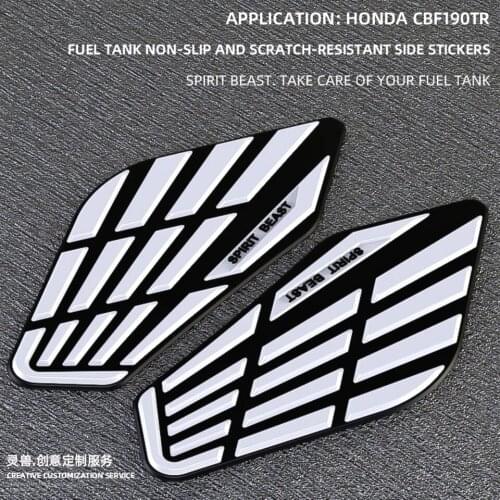 Spirit Beast Motorcycle Fuel tank stickers Non-slip Sticker side fuel tank Scratch resistant Protector pad For Honda CBF190TR