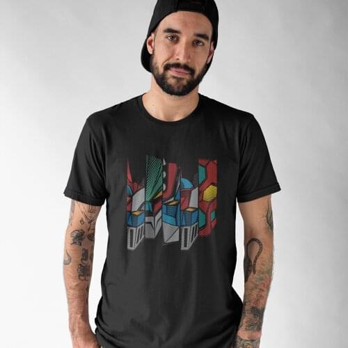 Goldorak T Shirt Cute 100 Percent Cotton Beach T-Shirt Short Sleeve Printed Tee Shirt Oversized Male