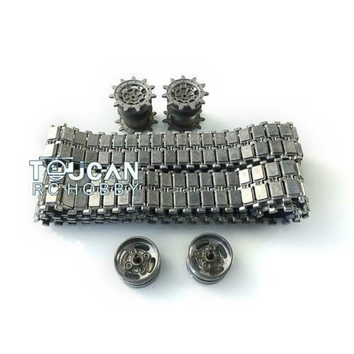Heng Long RC Tank 1/16 Scale German Leopard2A6 3889 Metal Tracks Sprockets Idlers THZH0155-SMT4