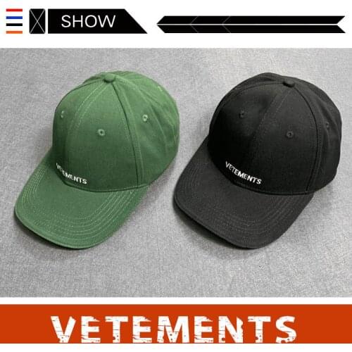 VETEMENTS Chao brand vetements cap VTM wetmont leisure embroidered mens and womens sun hat