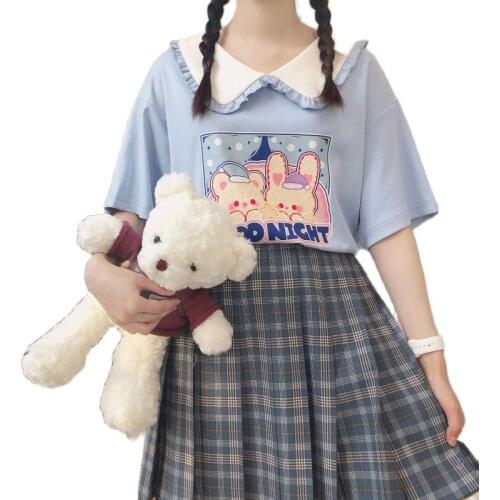 Женские хлопковые футболки Kokopiecoco China At AliExpress