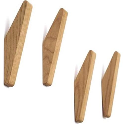 Creative Japanese Wooden Hook Hanging Clothes Hook Wall Hook Clothes Hook Scarf Hook Towel Hook Earphone Hook