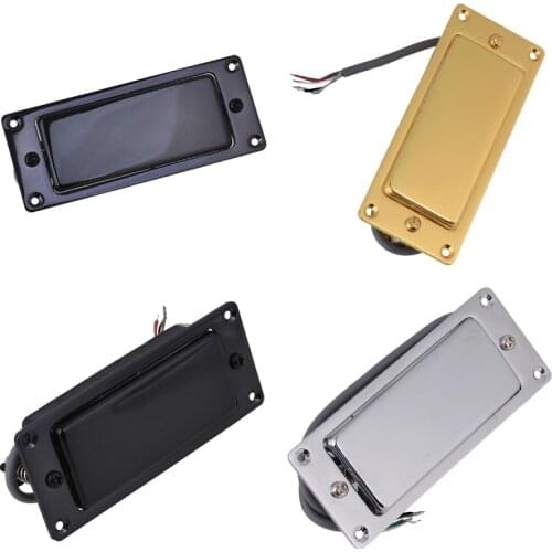 Silver /Black/Gold Electric Guitar Mini Humbucker Pickup Set Sealed Fit Electric Guitar