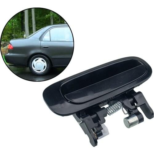 Exterior Rear Left Driver Side Door Handle for TOYOTA COROLLA 98-02 - Black