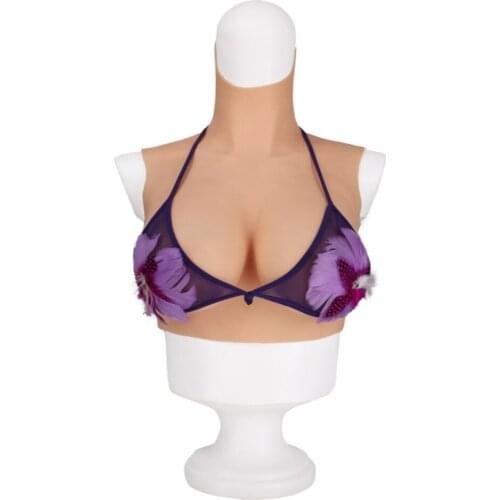 Liifun Natural Silicone Breast Forms Realistic Fake Boobs with Skin Spot for Cosplay Crossdresser Drag Queen Shemale