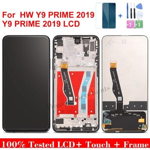 LCD Screen For Huawei Y9 Prime 2019 LCD Display Touch Screen Digitizer Assembly For Huawei Y9 Prime Mobile Phone LCD replacement