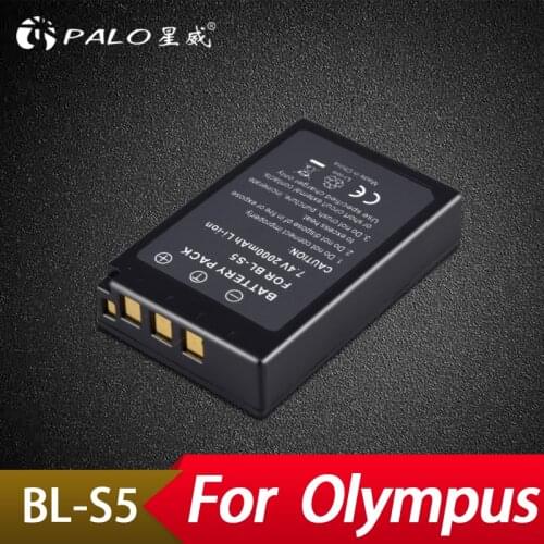 Palo 1Pc 2000mAh PS-BLS5 BLS-5 BLS5 BLS-50 BLS50 Battery for Olympus E-PL2,E-PL5,E-PL6,E-PL7,E-PM2, OM-D E-M10 E-M10 II Stylus1