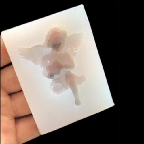 Transparent Silicone Mould Resin Decorative Craft DIY angel baby Type epoxy resin molds for jewelry