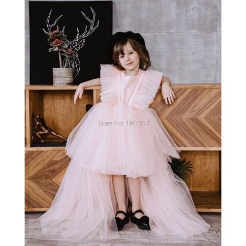 Birthday Party Girl Puffy Tulle Infant Dress Party Gown Kids Dress Christmas Party Birthday Dress Photography Props