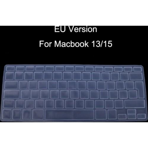 781E EU Version Russian Keyboard Silicone Skin Cover For Apple Macbook Air Pro 13 15