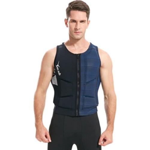 Adults Life Vest Jacket Neoprene Safety Cloth Water Sports Fishing Kayaking Boating Swimming Drifting Tight Wear