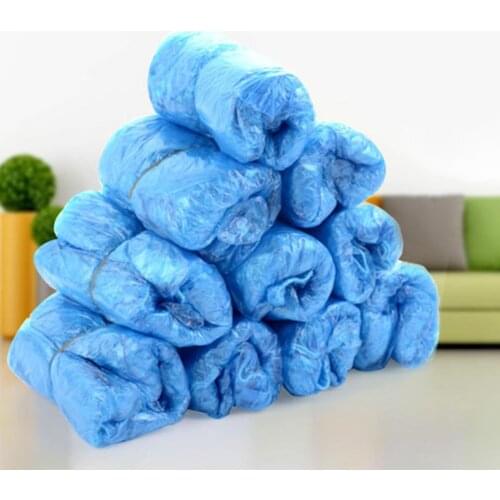 10pcs Disposable Plastic Outdoor Rainy Day Waterproof Anti Dust Shoe Covers
