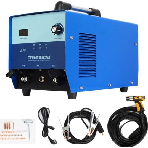 220V 400W Capacitor Energy Storage Welder Stud Spot Machine Bolt Signage Insulation Combo Welding Machine Storage Stud Welder