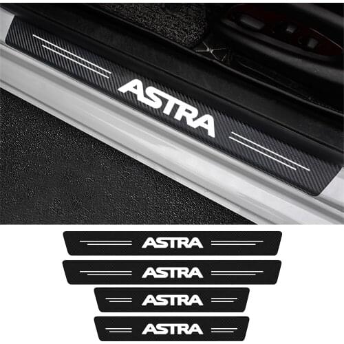 4X For Opel Astra F G H J K 2021 2020 2019 2018 2017 2016 2015 2014 2013 2012 2011 Car Door Threshold Sticker Tuning Accessories