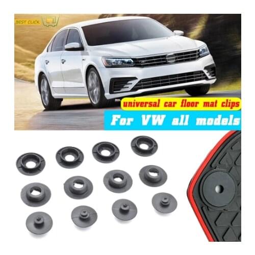 4pcs Car Floor Mat Clips For VW All Models Carpet Fixing Clamps Holders Fasteners Retainer Retention Anti Skid Buckles