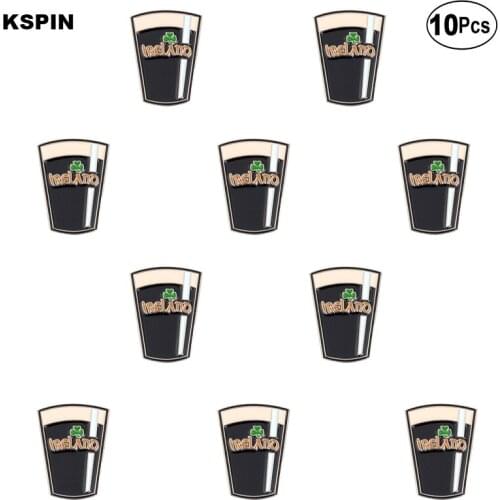 Ireland Badge pin Lapel Pin Flag badge Brooch Pins Badges 10Pcs a Lot