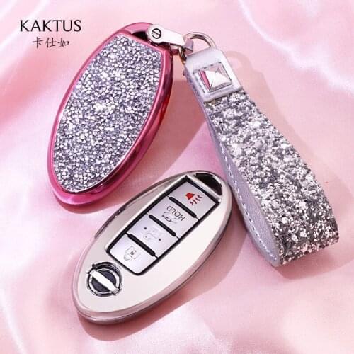 Car Key Bag Fit for Nissan Sylphy Teana X-TRAIL Qashqai Car Key Case