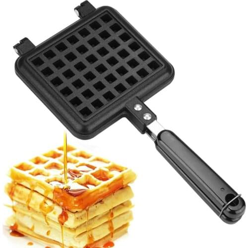 Home DIY Waffle Maker For Kids Cake Mould Waffle Mould Nonstick Bakeware Baking Mold For Family Party Square