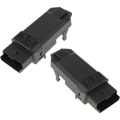 2 Pieces Car Window Regulator Motor Module Kit for Front or Rear