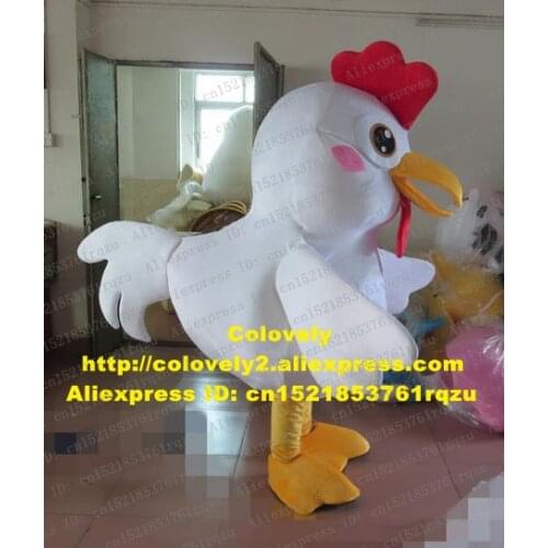 Chicken Chook Cock Rooster Hen Chick Mascot Costume Adult Cartoon Character Mark The Occasion Commercial Street zz6405