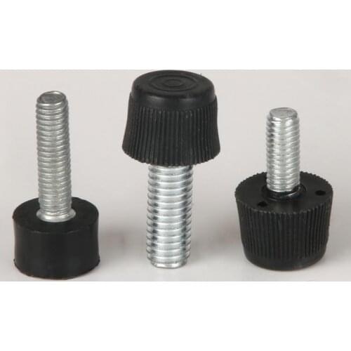 M6 M8 screw on feet pad Leg Adjustable plastic Base Screw-in Furniture Cabinet Table Levelling Glide Feet Foot bolt adjusting