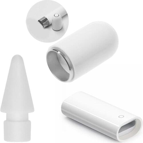 Stylus Cap Magnetic Replacement Pencil Cap Charging Adapter Replace Nib For Apple IPad Pen IPencil Mobile Phone Stylu Accessorie