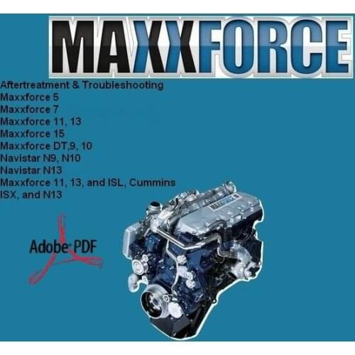 Maxxforce Service Repair Manual Diesel Engines Full DVD PDF