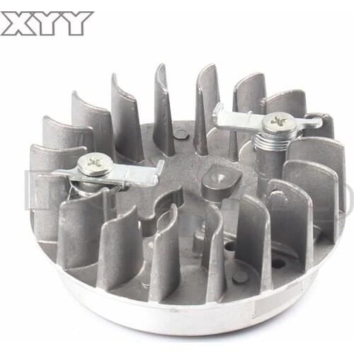 Motorcycle gasoline engine magnetic flywheel mini atv quad for 47cc 49cc 2 stroke engine fly wheel magneto coil free shipping