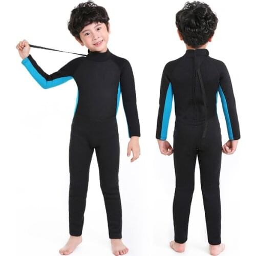 2.5MM Neoprene Boys Girls Thermal Wetsuit Full-body Children Scuba Anti-UV Keep Warm Diving Suits Surfing Swimwear Suit For kids