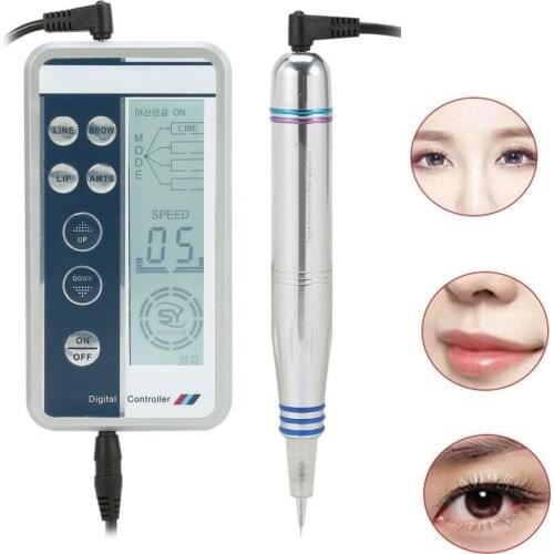 Professional Digital tattoo Machine kit Charmant Permanent Makeup Machine Set For Eyebrow Tattoo Lip eyeliner