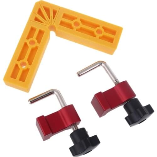 Right Angle Corner Clamps 90 Degree Positioning Squares Plastic Woodworking Tool for Carpenters for Men Father Dad